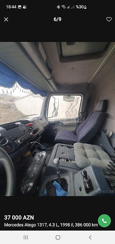 mercedes yan güzgü: Mercedes-Benz 1317, 1998 il, motor 4.3 l, Bort, İşlənmiş — 6