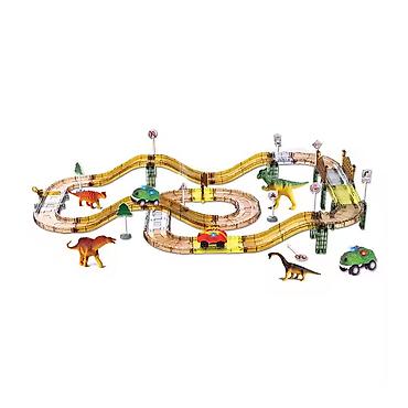 gormiti dexy co: JUNGLE Dino park sa autićima – set za kreativnu gradnju staze i — 1