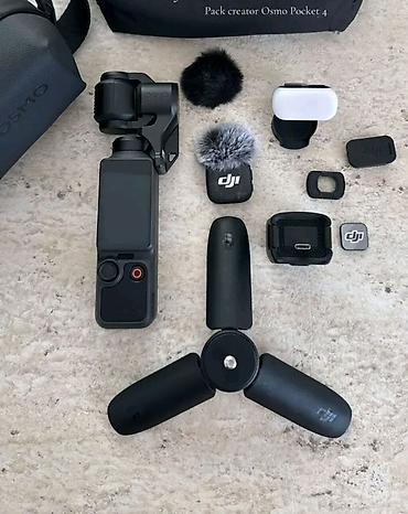 Foto və videokameralar: DJI Osmo Pocket 4 – Creator Combo Kompakt 3 oxlu stabilizasiyalı cib — 2