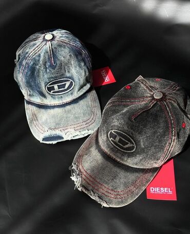 Kape i aksesoari: Kačket, Diesel, bоја - Svetloplava — 6