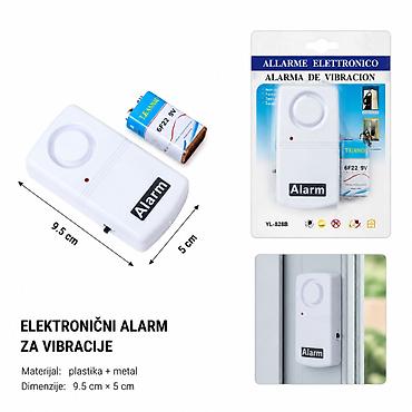 KMT vibracijski alarm 3318991 Elektronski alarm za vibracije za