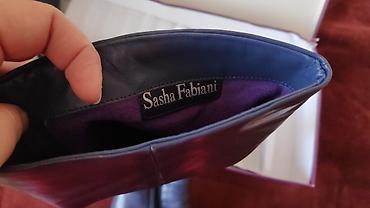 Сапоги: Сапоги, 37, Sasha Fabiani, Б/у, цвет - Синий — 9
