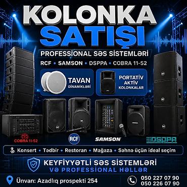 samson: Kolonka satışı – professional səs sistemləri Brendlər: - RCF - SAMSON — 1