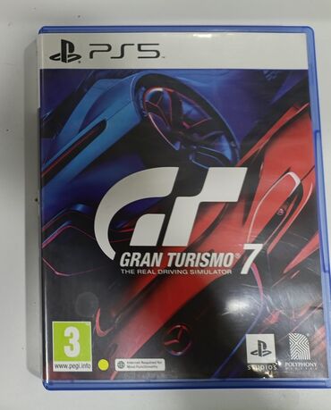 диски для игр: Gran Turismo 7 Диск для пс5 в отличном состоянии