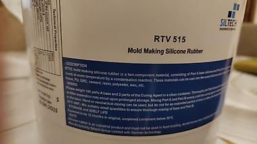 silikon tapanca kley: Siltech RTV-510/RTV-515 – qəlib hazırlamaq üçün silikon rezin — 3