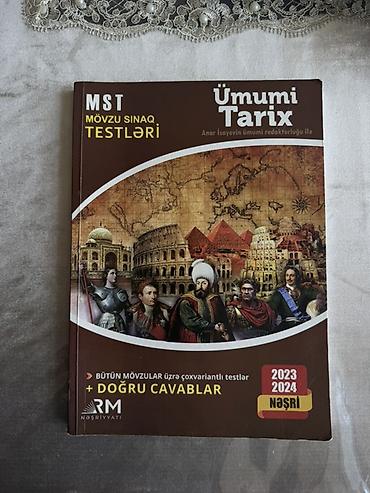 Testlər: Məhsul: Ümumi Tarix – MST Mövzu Sınaq Testləri (2023–2024 nəşri) — 1