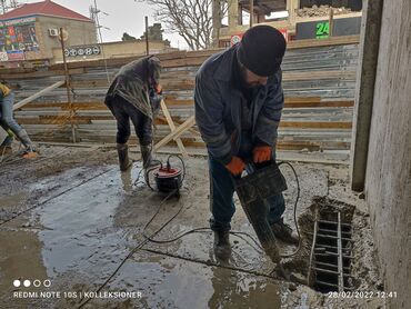 Beton işləri: Beton kesme kəsmə karotçu - Beton kəsmə deşmə və daşınması - Beton — 2