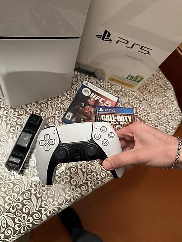 en ucuz playstation: ⚜️PlayStation 5 slim(Disk versiyası) oyun seti⚜️ 🤝🏻Tək-Tək Və Ya 1 — 3