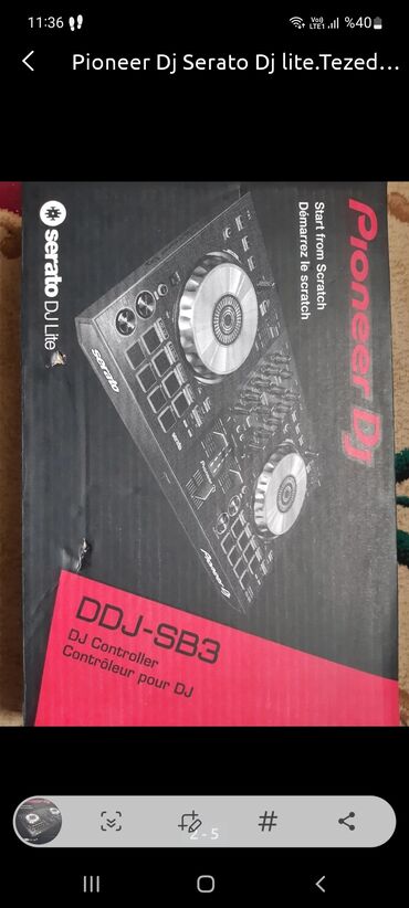 Elektronika: Dj aparatı satılır.Ddj SB3 Pioneer Yenidir.Ciddi olanlar yazsın