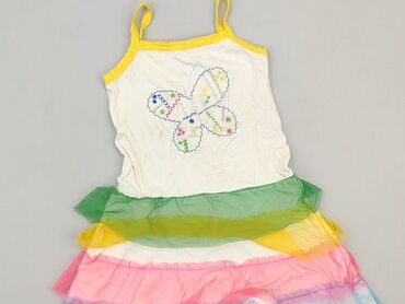 welurowa sukienka butelkowa zielen: Dress, 5-6 years, 110-116 cm, condition - Good