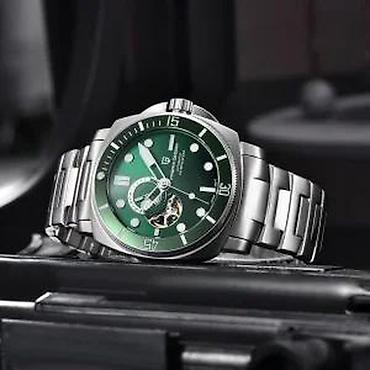 Ručni satovi: PAGANI DESIGN PD-1736 -Zelena- Seiko Automatik mehanizam Potpuno nov — 7