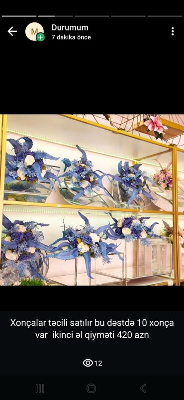 Xonçalar: Məhsul: Xonça dəstləri və dekorativ təqdimat qutuları Təsvir: - — 5