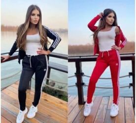 Gornji i donji deo: 11. Ženska komplet trenerka S M L XL 2XL Cena 3300 din na lalafo.rs — 3 Gornji i donji deo: 11. Ženska komplet trenerka S M L XL 2XL Cena 3300 din — 3