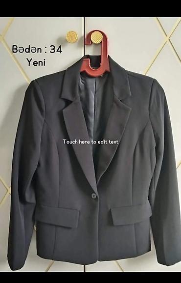 Pencəklər: Ucuz qiymətə hər birinə satıram 1) Qara blazer jakey - Bədən: 34 - — 1