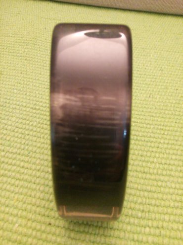 Nakit: Crna narukvica precnik 6,5 cm, sirina 3 cm