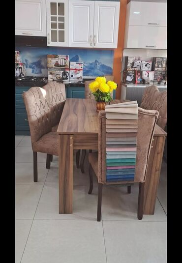 Dolablar: Qonaq otağı üçün, Yeni, Açılmayan, Dördbucaq masa, 6 stul, Azərbaycan