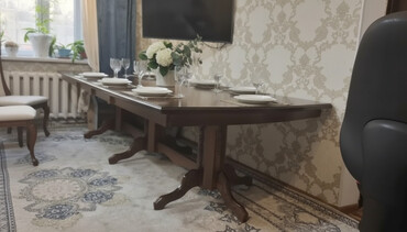 Столы для зала: Стол для зала, Б/у, Не раскладной, Прямоугольный — 1