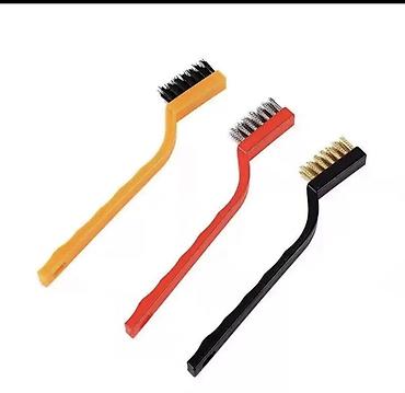 Другая аудиотехника: Щетки 3в1 3шт щетки для любой уборки. 1.нейлон,2.бронза и 3.мед — 6