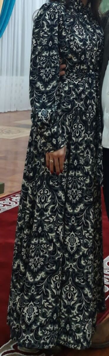 Вечерние платья: Вечернее платье, Коктейльное, Длинная модель, С рукавами, XL — 3