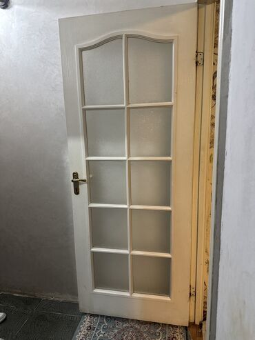 дверь с чипом: Дверь с окнами, Б/у, 200 *80, Самовывоз