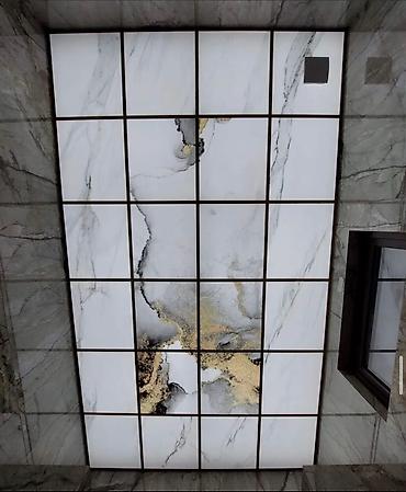 tavan ucun ventilyator: Orgsteklo tavan 
Dekorativ şəbəkələrin yıgılması — 2