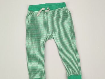spodnie w pepitkę: Sweatpants, 12-18 months, condition - Good