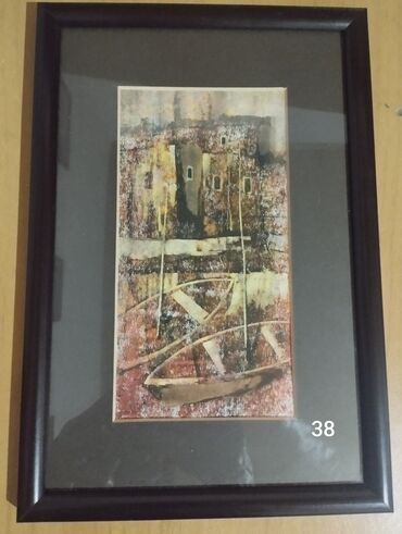 Şəkillər, tablolar: Istedadli ressam Mahmudzadenin 1999-cu ilde yaratdigi "Baki kendleri — 9