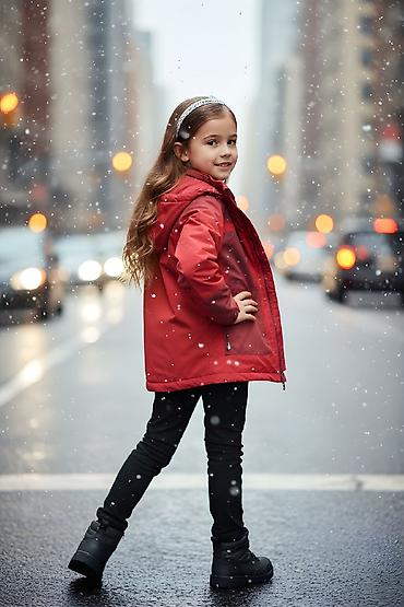 Верхняя одежда: Детская трехслойная куртка-комбинатор для межсезонья - 2-в-1: верхняя — 14