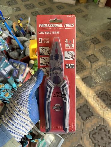 Зажимные инструменты: Длинногубцы 4-в-1 PROFESSIONAL TOOLS (модель KY1105) - Тип: Long Nose — 1