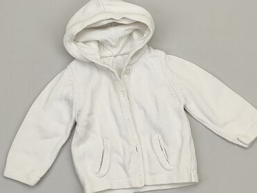 sweterek biały dla niemowlaka: Kardigan, Marks & Spencer, 9-12 m, stan - Dobry