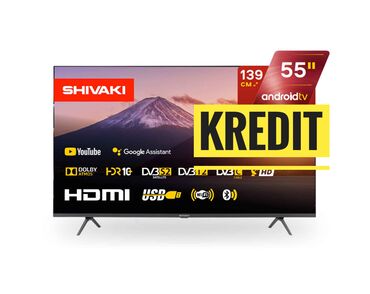 Soyuducular: Yeni Televizor Shivaki Led 55" 4K (3840x2160), Pulsuz çatdırılma