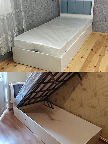 Çarpayılar: Yeni, Təknəfərlik çarpayı, Bazalı, Matras ilə, Siyirməsiz, Azərbaycan — 3