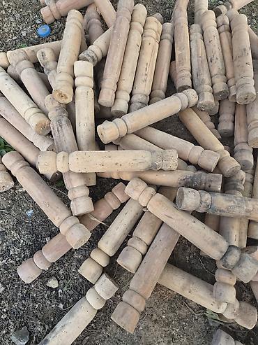 balas: Taxta torna sütunçalar – mebel ayaqları/komponentləri - Material — 4