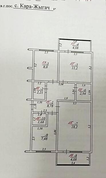 Продажа квартир: 3 комнаты, 40 м², Кара-Жыгач ж/м 106 серия at lalafo.kg — 1 Продажа квартир: 3 комнаты, 40 м², Кара-Жыгач ж/м 106 серия — 1