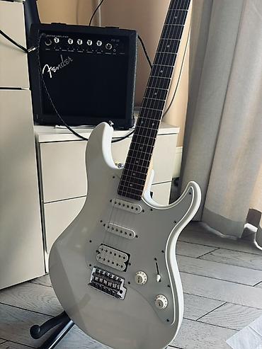 klas 6: Yamaha Pacifica elektrik gitarası – ağ rəng - Model: Yamaha Pacifica — 2