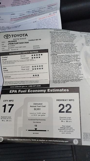 компрессоры б у: Toyota 4Runner: 2010 г., 4 л, Бензин, Внедорожник — 9