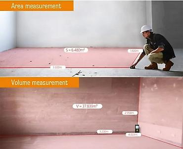 Məsafə ölçənlər, ruletkalar: Yeni Lazer məsafə ölçən, Rəngli displey, Hesablama funksiyalı, Ünvandan götürmə, Rayonlara çatdırılma, Ödənişli çatdırılma, Kredit yoxdur — 4