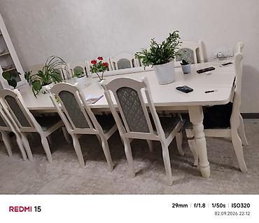 стол раскройный цена: Стол жана 12шт стул сатылат. Баасы 25000сом, столдун узуну төрт метр — 1