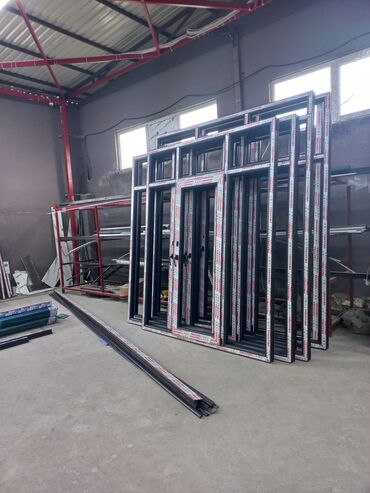 Plastik pəncərələr: Plastik Alüminium Şüşe Qapı Pəncərə. Kəyfiyətli. SƏRFƏLİ — 5