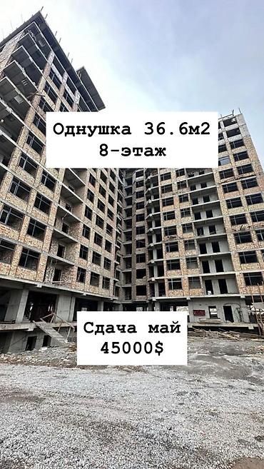 жк джидда: 1 комната, 36 м², парк Фучика Элитка, 8 этаж, ПСО (под самоотделку) — 1
