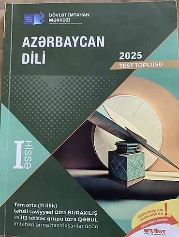 Kitablar və jurnallar: Azərbaycan dili Testlər 11-ci sinif, DİM, 1-ci hissə — 1