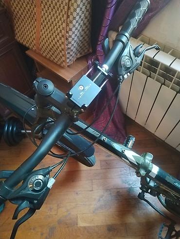 velosipedler: ANMIR TX800 qatlanan dağ velosipedi. Velosiped qara rəngdədir və — 3