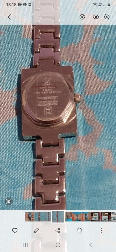 Ručni satovi: Zenski sat Kubos ispravan sat je kao nov sa cirkonima plavim i u — 6