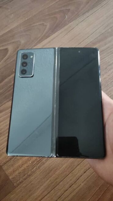 симка номер: Samsung Galaxy Z Fold 2, Колдонулган, 256 ГБ, түсү - Кара, 1 SIM, eSIM