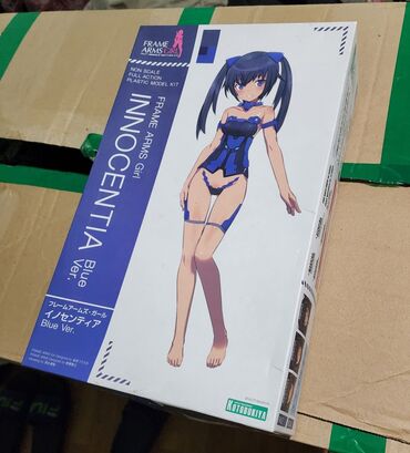 игрушки аниме: Японские конструкторы аниме frame arms girl INNOCENTIA blue ver. из
