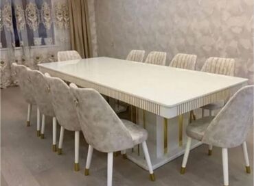 Masa və oturacaq dəstləri: Qonaq otağı üçün, Yeni, Dördbucaq masa — 7