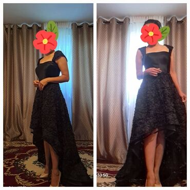 Вечерние платья: Вечернее платье, А-силуэт, 42 (S), Рукава: Кружевные, Закрытое декольте — 10