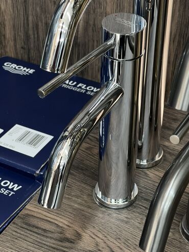 триммер газонокосилка электрическая: Смеситель для раковины GROHE (однорычажный), хром - Тип: однорычажный