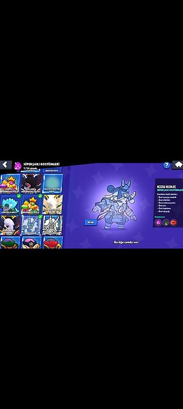ev paltarları: Brawl Stars hesabı – yüksək səviyyəli kosmetiklər və resurslarla - — 3