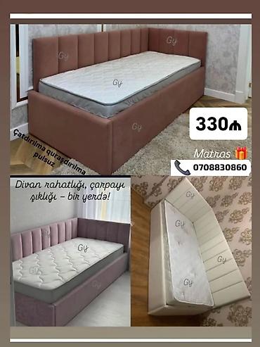 pastel ucun parcalar: Künc tipli ortopedik divan-çarpayı - Divanın rahatlığı, çarpayının — 1
